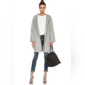 Vince wool hooded jacket
